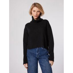 Simple Garbó SWD513-01 Fekete Relaxed Fit