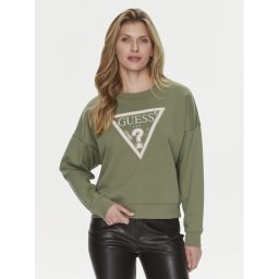 Guess Pulóver Pony W4RQ13 KC5H2 Zöld Regular Fit