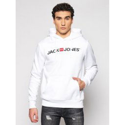 Jack&Jones Pulóver Corp Old Logo 12137054 Fehér Regular Fit