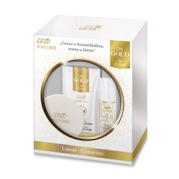 Golden GREEN Nature 24K Gold Szépségcsomag Elixírrel, Szemkörnyékápoló géllel és Arany Maszkkal