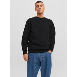 Jack&Jones Pulóver Bradley 12249341 Fekete Relaxed Fit