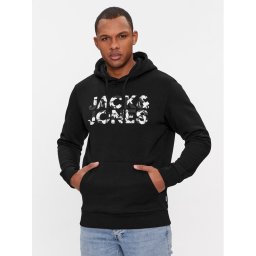 Jack&Jones Pulóver Jeff 12250682 Fekete Standard Fit