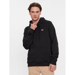 Tommy Jeans Pulóver Badge DM0DM17988 Fekete Regular Fit