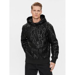 Calvin Klein Jeans Pulóver Logo J30J324634 Fekete Regular Fit