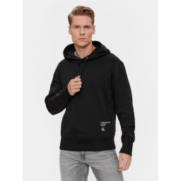 Calvin Klein Jeans Pulóver Modern Metals J30J324631 Fekete Regular Fit