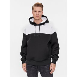 Calvin Klein Jeans Pulóver Spacer J30J324628 Fekete Regular Fit