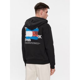 Tommy Jeans Pulóver Graffiti DM0DM18397 Fekete Regular Fit