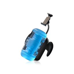 BLOWCAST Wingman Pro - automatikus maszturbátor (kék-fekete)