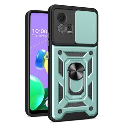 RING KAMERA Borító tartóval Motorola Moto G72 zöldhöz
