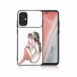PROTEMIO MY ART Védőtok Tecno Spark 8 Pro BABY GIRL hez (111)