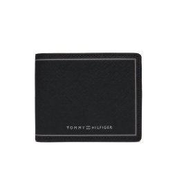 Tommy Hilfiger Nagyméretű férfi pénztárca Th Central Cc And Coin Fekete