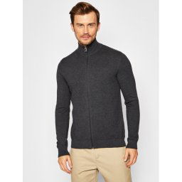 Selected Homme Kardigán Berg 16074688 Szürke Regular Fit