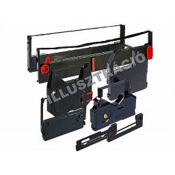 VICTORIA TECHNOLOGY Festékszalag 13 mm-es két orsós írógéphez, VICTORIA TECHNOLOGY GR 1, fekete-piros