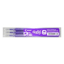 PILOT Rollertoll betét, 0,25 mm, törölhető, PILOT "Frixion Ball/Clicker", lila