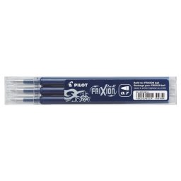 PILOT Rollertoll betét, 0,35 mm, törölhető, PILOT "Frixion Ball/Clicker", sötétkék