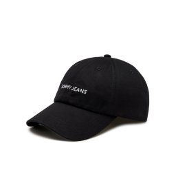 Tommy Jeans Baseball sapka Linear Logo AW0AW15845 Fekete