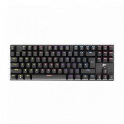 White Shark GK-2106B/BL-HU COMMANDOS mechanikus gamer billentyuzet HU/blue switch/Fekete