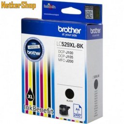 Brother LC-529XL-BK fekete eredeti tintapatron (1 év garancia)