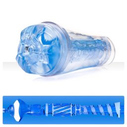 Fleshlight Flight Commander - élethű szívó maszturbátor (kék)