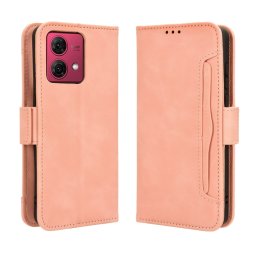SLOT pénztárca tok Motorola Moto G84 5G rózsaszín telefonhoz