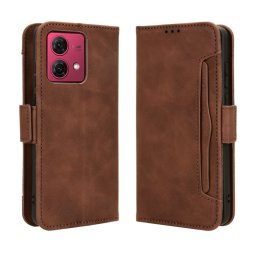 SLOT Motorola Moto G84 5G pénztárca borító barna