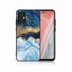 PROTEMIO MY ART Tecno Spark 8 Pro BLUE MARBLE védőtok (141)