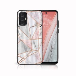 PROTEMIO MY ART Védőtok Tecno Spark 8 Pro PINK MARBLE (143) készülékhez