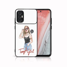 PROTEMIO MY ART Védőtok Tecno Spark 8 Pro TOUGH GIRL hez (131)