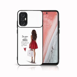 PROTEMIO MY ART Védőtok Tecno Spark 8 Pro RED DRESS (137) készülékhez