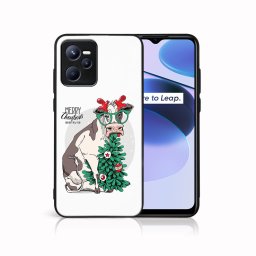 PROTEMIO MY ART borító karácsonyi dizájnnal Realme C35 BOLDOG CHRISTMAS (074)
