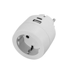 Commel hálózati elosztó adapter,telefontöltő USB A+C, dugalj