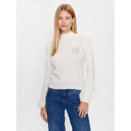 Liu Jo Sweater CF3261 MA86N Ekru Regular Fit