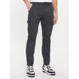 Tommy Jeans Szövet nadrág Tjm Austin Cargo DM0DM18341 Szürke Regular Fit