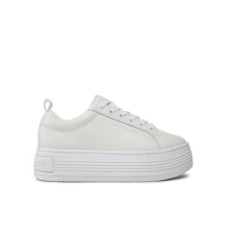 Calvin Klein Jeans Sportcipők Bold Flatf Low Laceup Lth In Lum YW0YW01309 Fehér