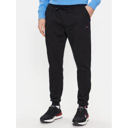 Tommy Hilfiger Melegítő alsó Badge MW0MW34209 Fekete Regular Fit