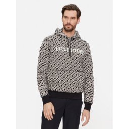 Tommy Hilfiger Pulóver Monogram MW0MW34186 Fekete Regular Fit