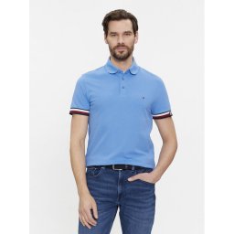 Tommy Hilfiger Pólóing Monotype Flag MW0MW33585 Kék Slim Fit