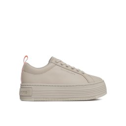 Calvin Klein Jeans Sportcipők Bold Flatf Low Laceup Lth In Lum YW0YW01309 Bézs