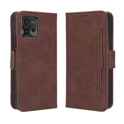 SLOT Motorola Moto G72 pénztárca borító barna