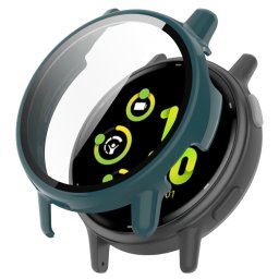 PC TELJES BURKOLAT Műanyag borítás üveggel Garmin Vivo active 5 zöldhöz
