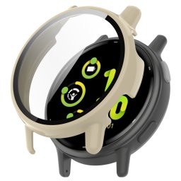 PC TELJES BURKOLAT Műanyag borítás üveggel Garmin Vivo active 5 bézshez