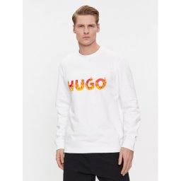 Hugo Pulóver Ditmo 50504813 Fehér Regular Fit