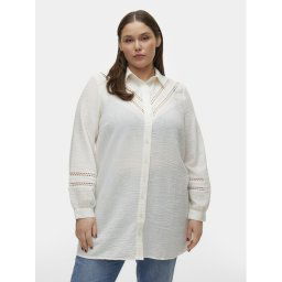 Vero Moda Curve Ing ruha Chris 10301894 Fehér Regular Fit