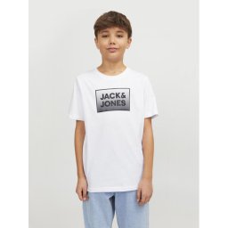Jack&Jones Junior Póló Steel 12249633 Fehér Standard Fit