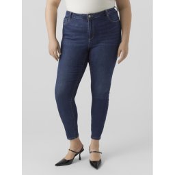 Vero Moda Curve Farmer Phia 10285012 Sötétkék Skinny Fit
