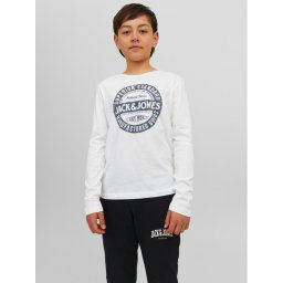 Jack&Jones Junior Blúz 12237416 Fehér Regular Fit