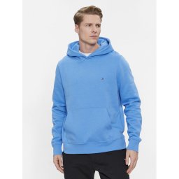 Tommy Hilfiger Pulóver Flag Logo MW0MW34266 Kék Regular Fit