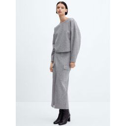 Mango Pulóver Max 67050462 Szürke Regular Fit