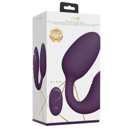 Vive - Aika vibrációs tojás, pulzációs csiklóággal, távirányítóval (lila)