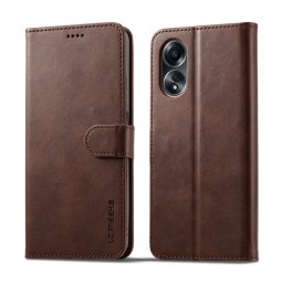 IMEEKE pénztárca tok Oppo A38 barna